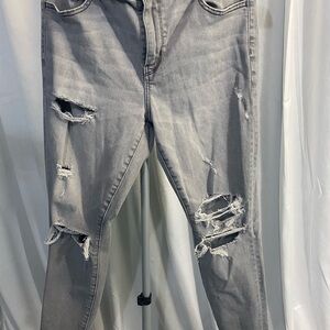 American Eagle Outfitters Light Gray Jeans